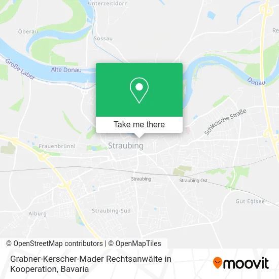 Карта Grabner-Kerscher-Mader Rechtsanwälte in Kooperation