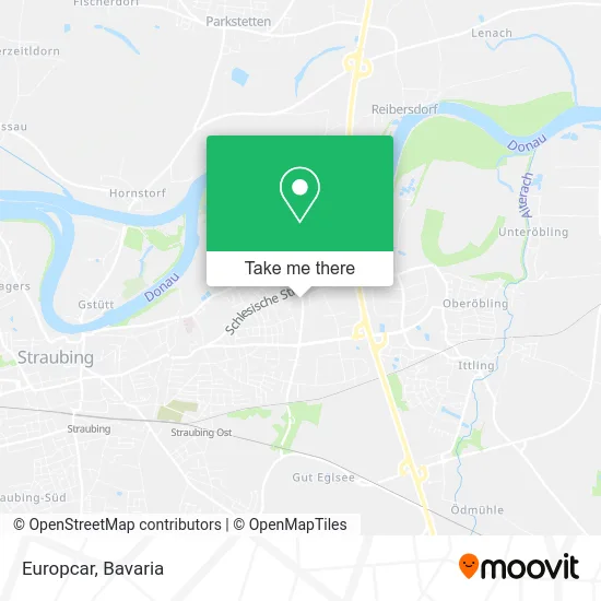 Карта Europcar