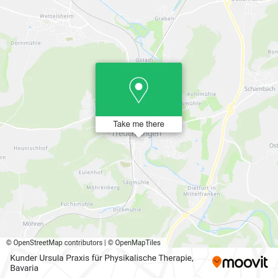 Карта Kunder Ursula Praxis für Physikalische Therapie