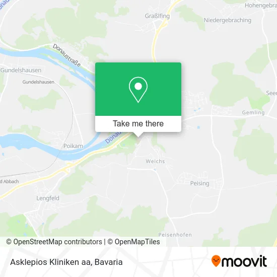 Asklepios Kliniken aa map