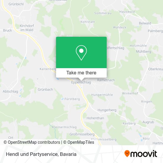 Карта Hendl und Partyservice