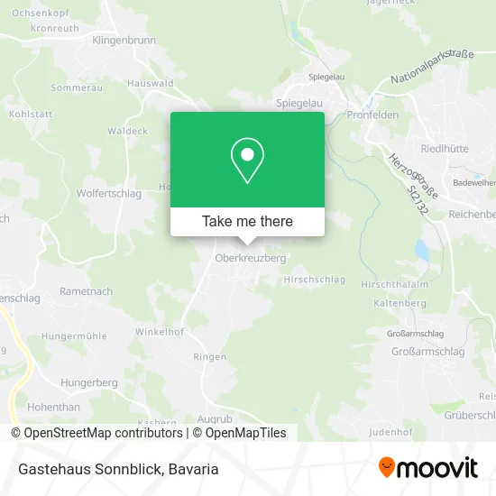 Gastehaus Sonnblick map