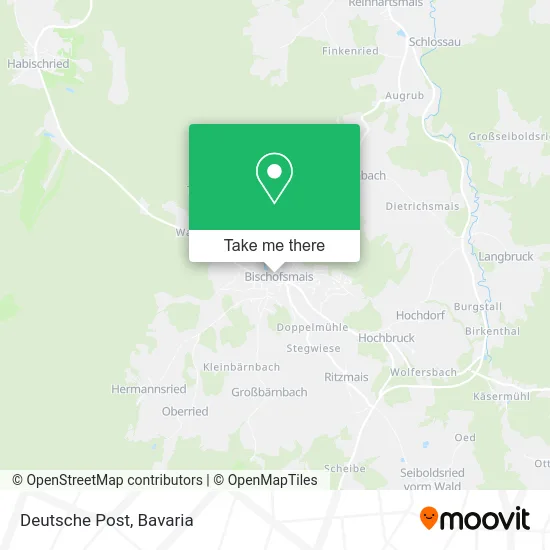 Карта Deutsche Post