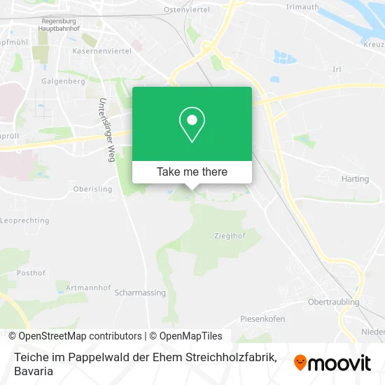 Карта Teiche im Pappelwald der Ehem Streichholzfabrik