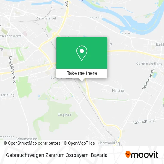 Карта Gebrauchtwagen Zentrum Ostbayern