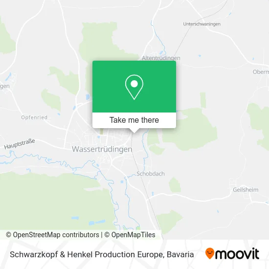 Карта Schwarzkopf & Henkel Production Europe