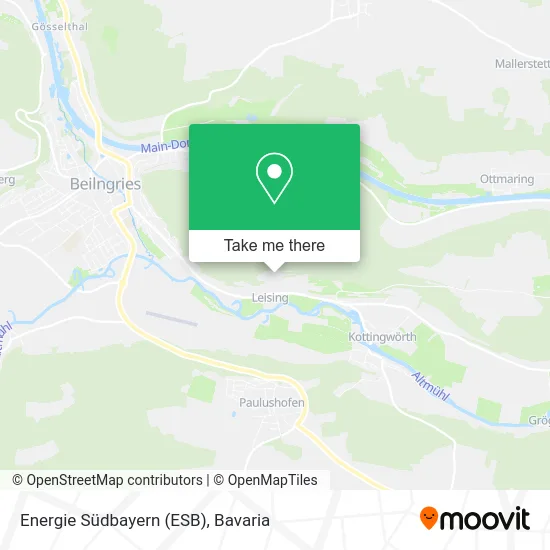 Карта Energie Südbayern (ESB)
