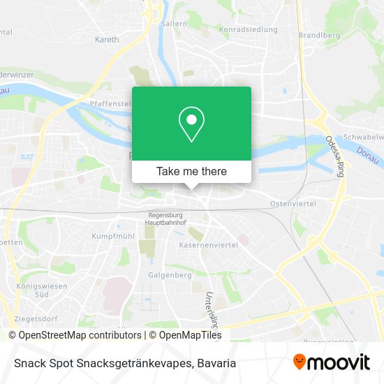 Карта Snack Spot Snacksgetränkevapes