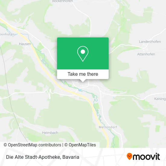 Карта Die Alte Stadt-Apotheke