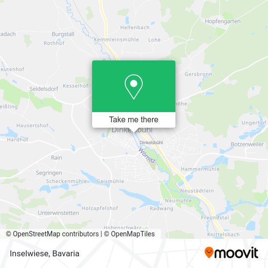 Карта Inselwiese