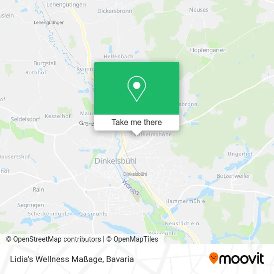 Карта Lidia's Wellness Maßage
