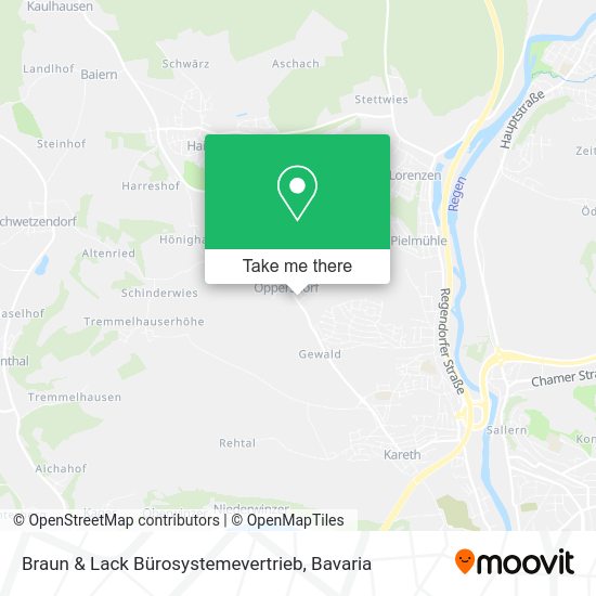 Карта Braun & Lack Bürosystemevertrieb