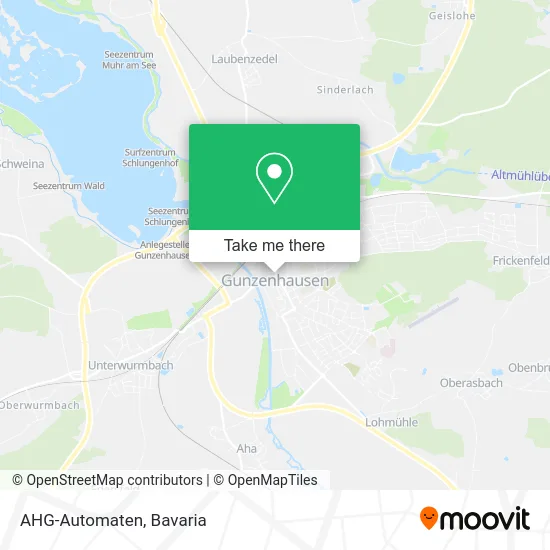 Карта AHG-Automaten