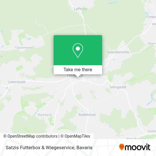 Карта Satzis Futterbox & Wiegeservice