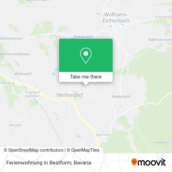 Карта Ferienwohnung in Bestform