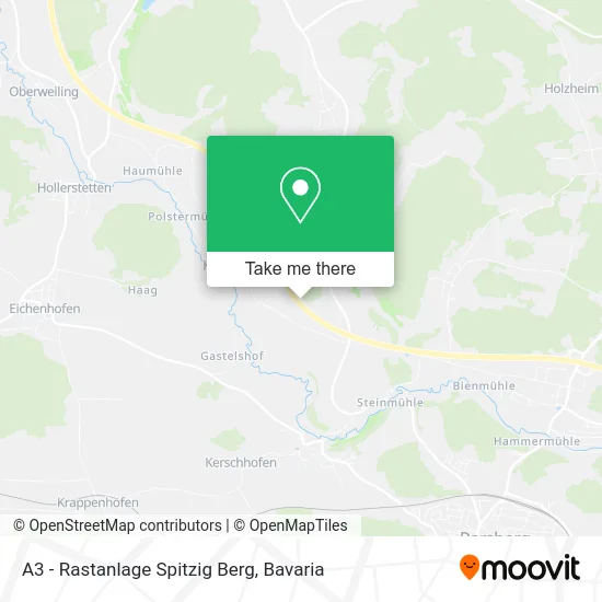 Карта A3 - Rastanlage Spitzig Berg