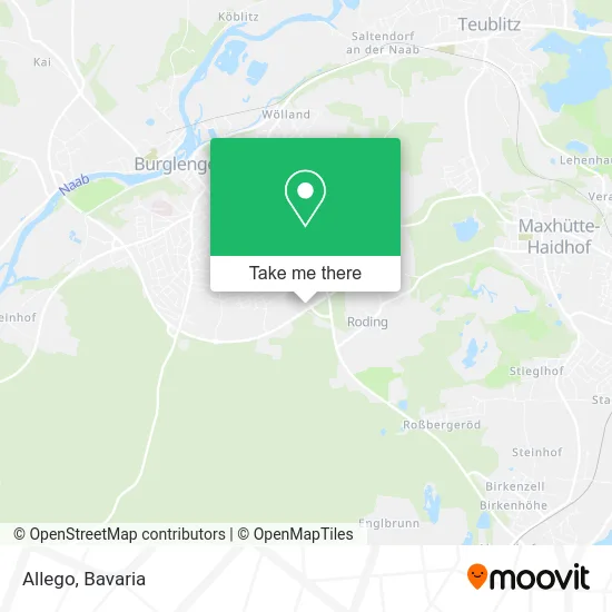 Карта Allego