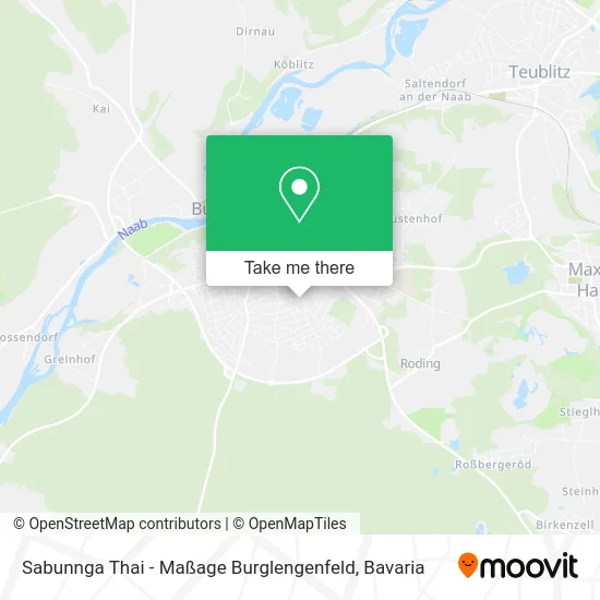 Карта Sabunnga Thai - Maßage Burglengenfeld