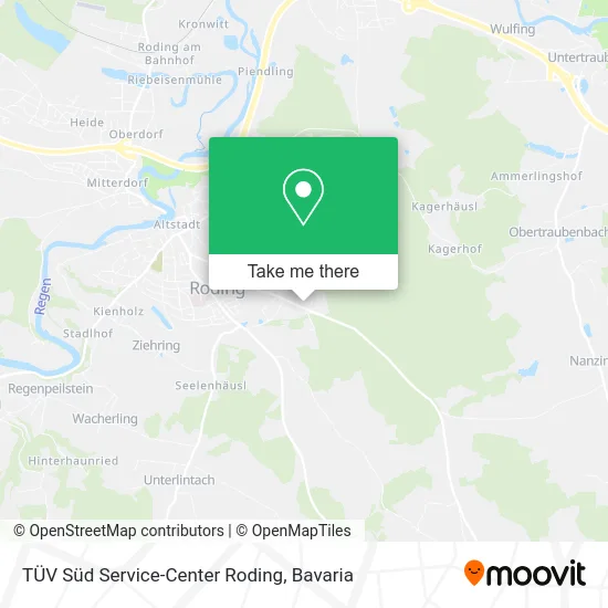 Карта TÜV Süd Service-Center Roding