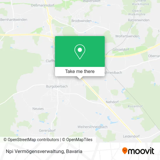 Карта Npi Vermögensverwaltung