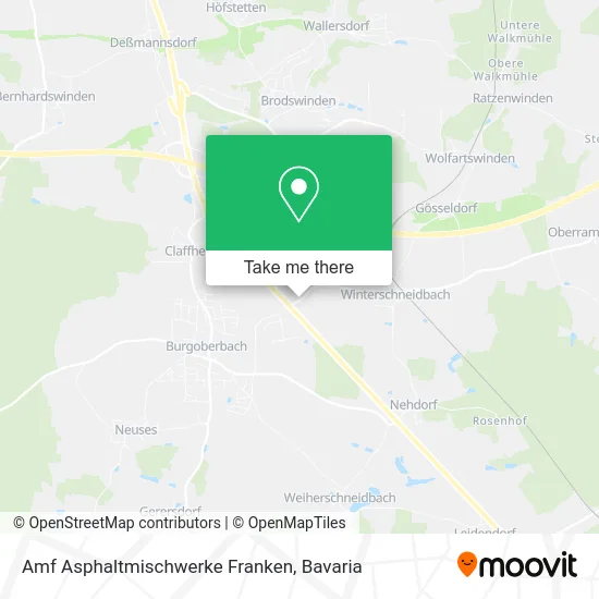 Карта Amf Asphaltmischwerke Franken