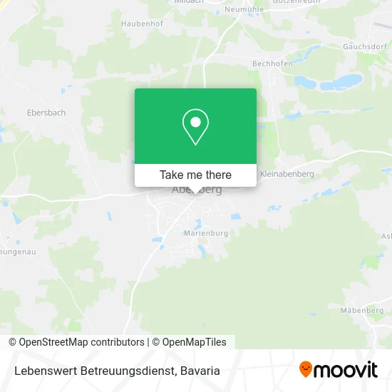 Lebenswert Betreuungsdienst map