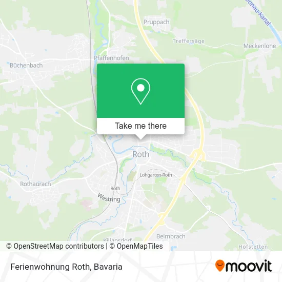 Карта Ferienwohnung Roth