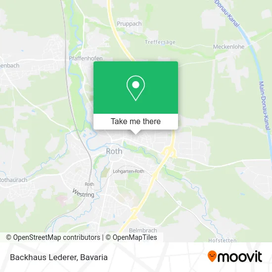 Backhaus Lederer map