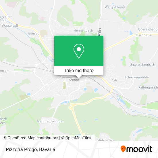 Карта Pizzeria Prego