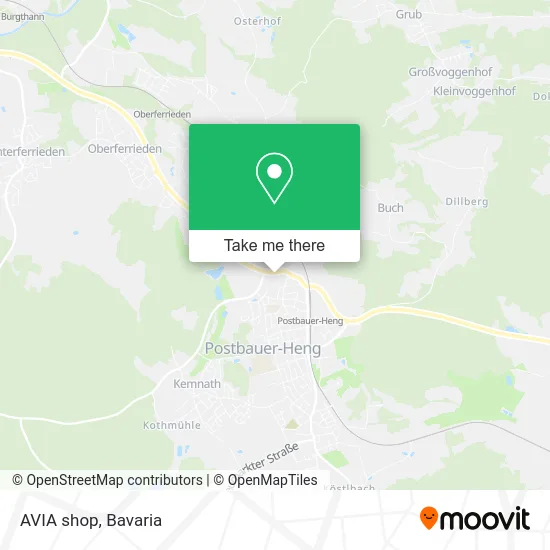 Карта AVIA shop