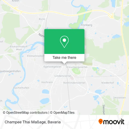 Карта Champee Thai Maßage