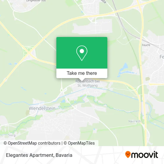 Elegantes Apartment map