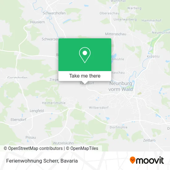 Карта Ferienwohnung Scherr