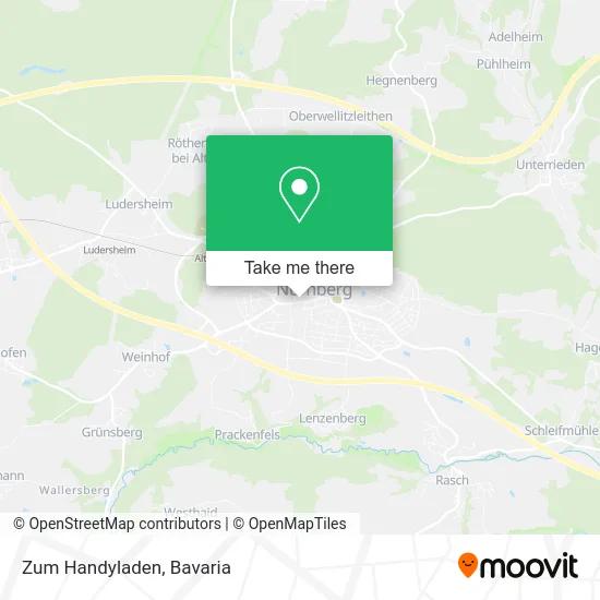 Карта Zum Handyladen