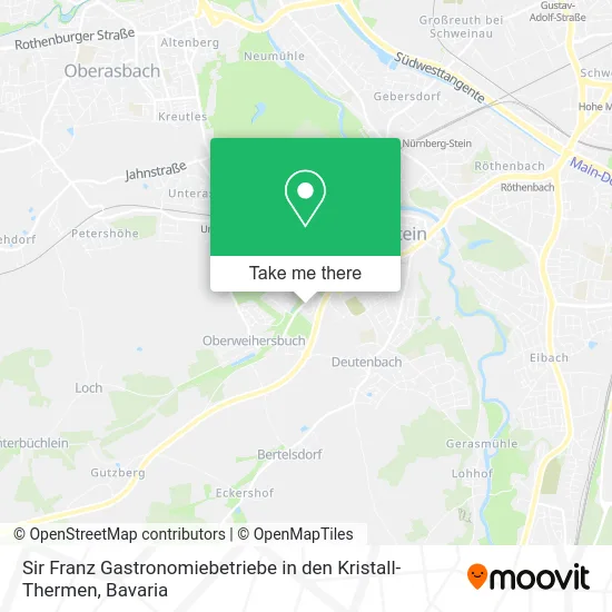 Sir Franz Gastronomiebetriebe in den Kristall-Thermen map