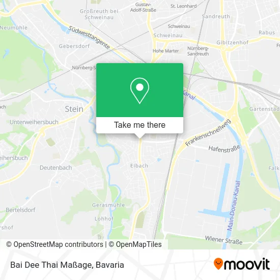 Карта Bai Dee Thai Maßage