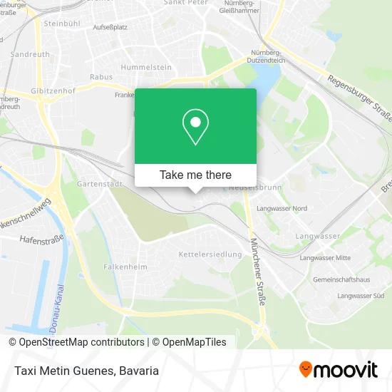 Карта Taxi Metin Guenes
