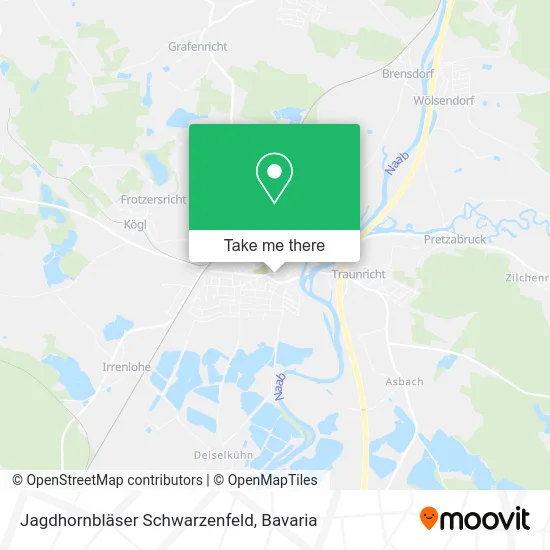 Карта Jagdhornbläser Schwarzenfeld