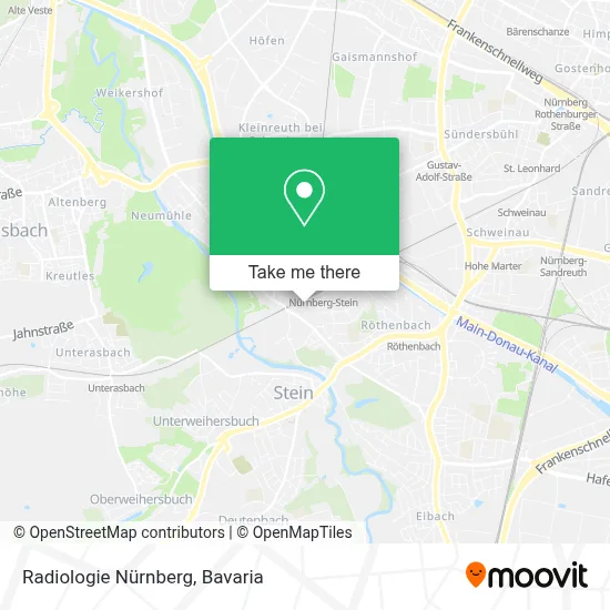 Radiologie Nürnberg map