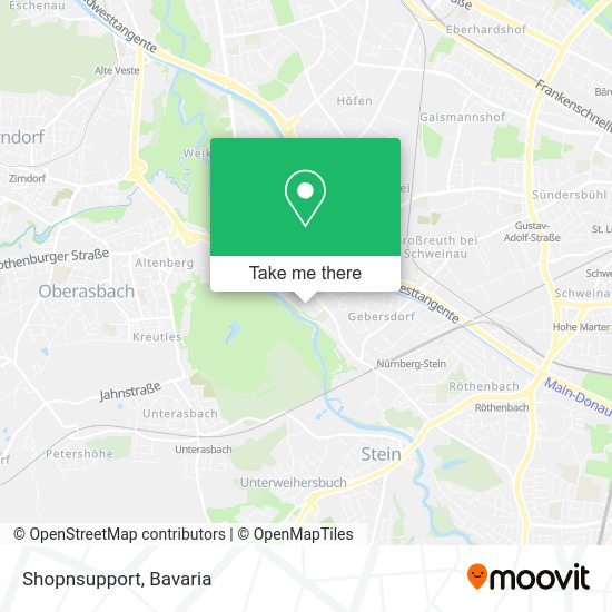 Карта Shopnsupport