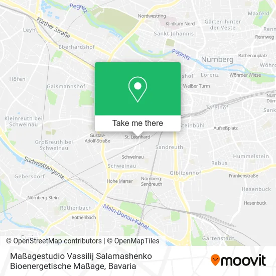 Карта Maßagestudio Vassilij Salamashenko Bioenergetische Maßage