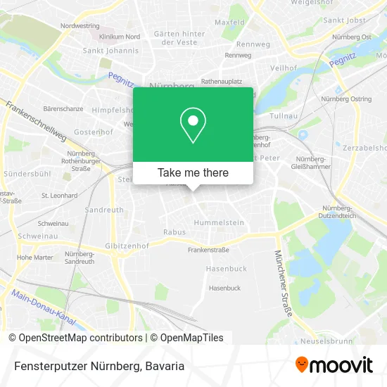 Карта Fensterputzer Nürnberg