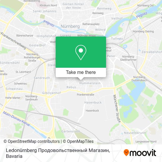 Карта Ledonürnberg Продовольственный Магазин