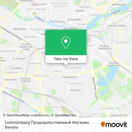 Карта Ledonürnberg Продовольственный Магазин