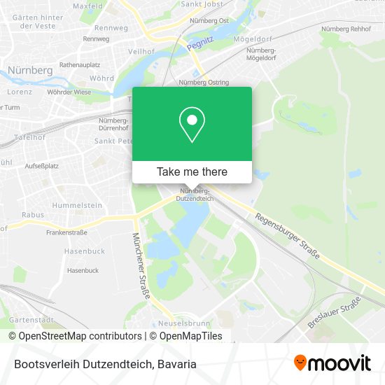 Карта Bootsverleih Dutzendteich