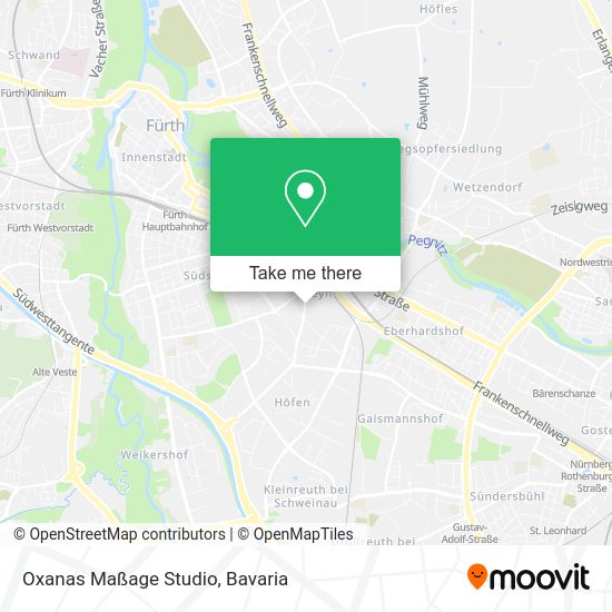 Карта Oxanas Maßage Studio