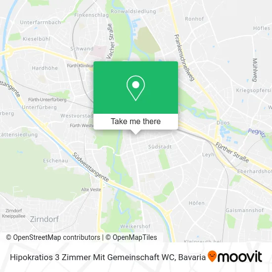 Карта Hipokratios 3 Zimmer Mit Gemeinschaft WC