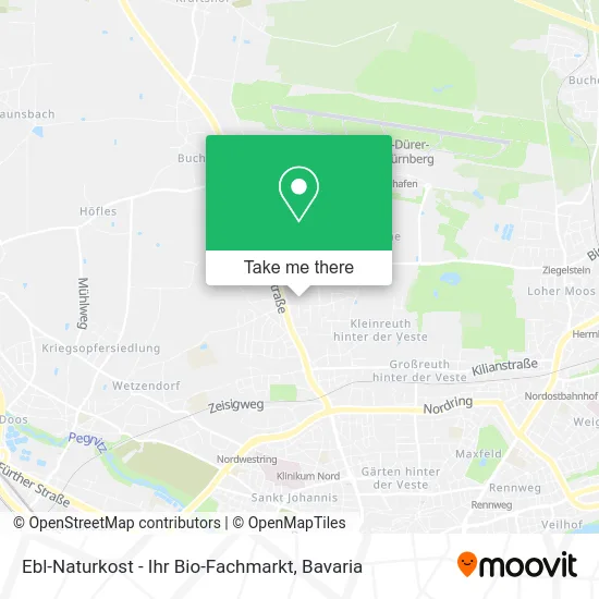 Карта Ebl-Naturkost - Ihr Bio-Fachmarkt