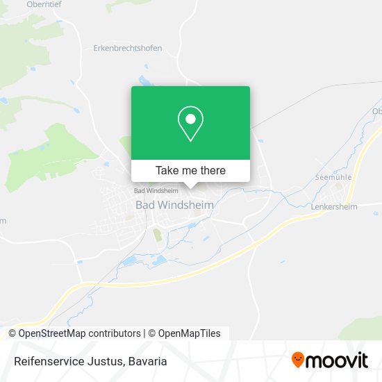Карта Reifenservice Justus