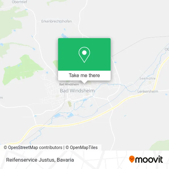 Карта Reifenservice Justus
